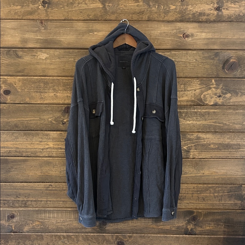 American Eagle Waffle Shacket - image 1